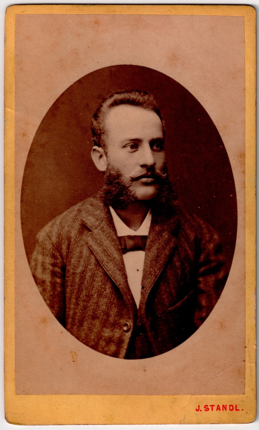 Ivan (27. 10. 1832.––30. 8. 1897.) Standl, Muškarac s bakenbartima