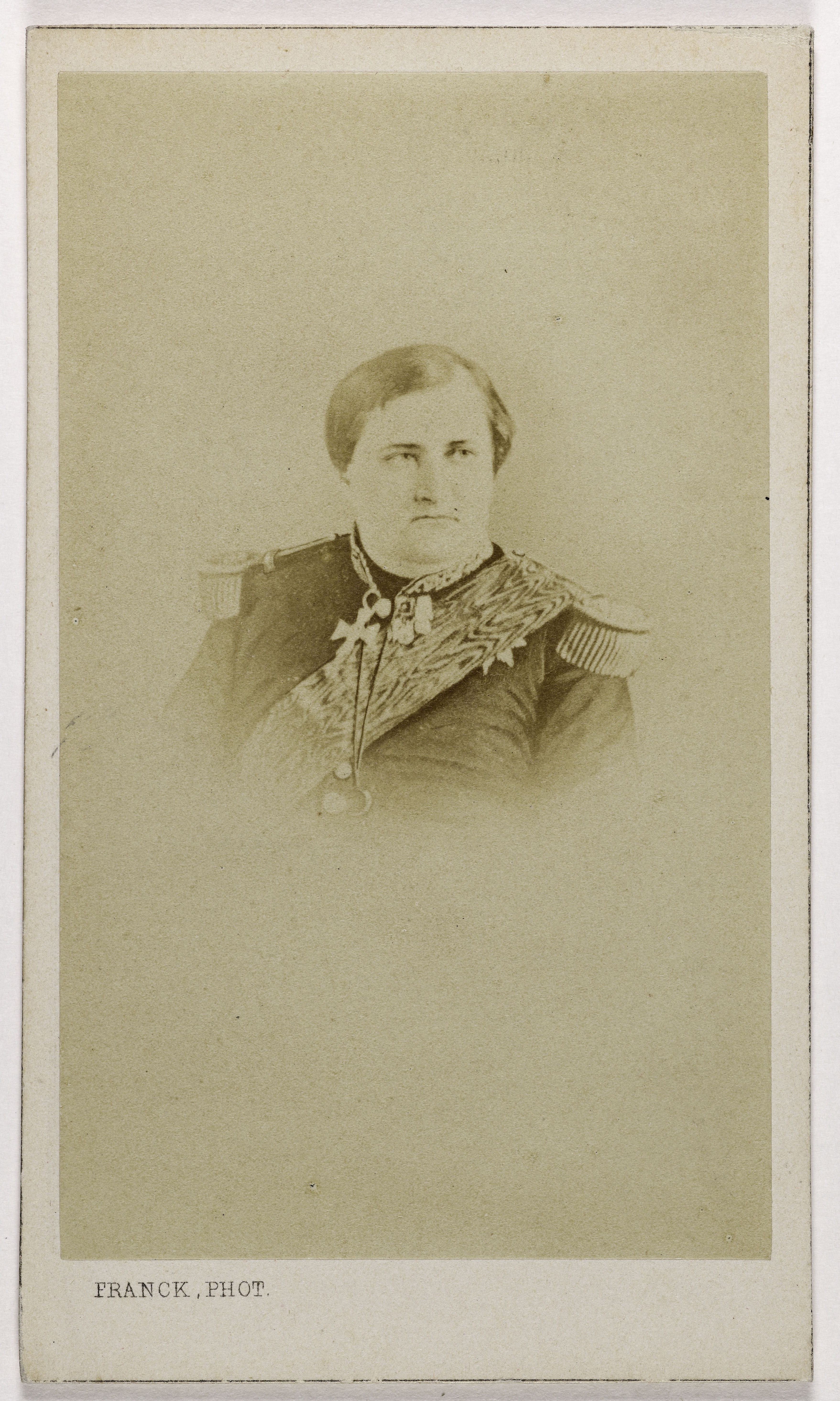 Franck, Portrait du Prince Napoléon (né Napoléon Joseph Bonaparte) (1822-1891) (fils du roi Jérôme)