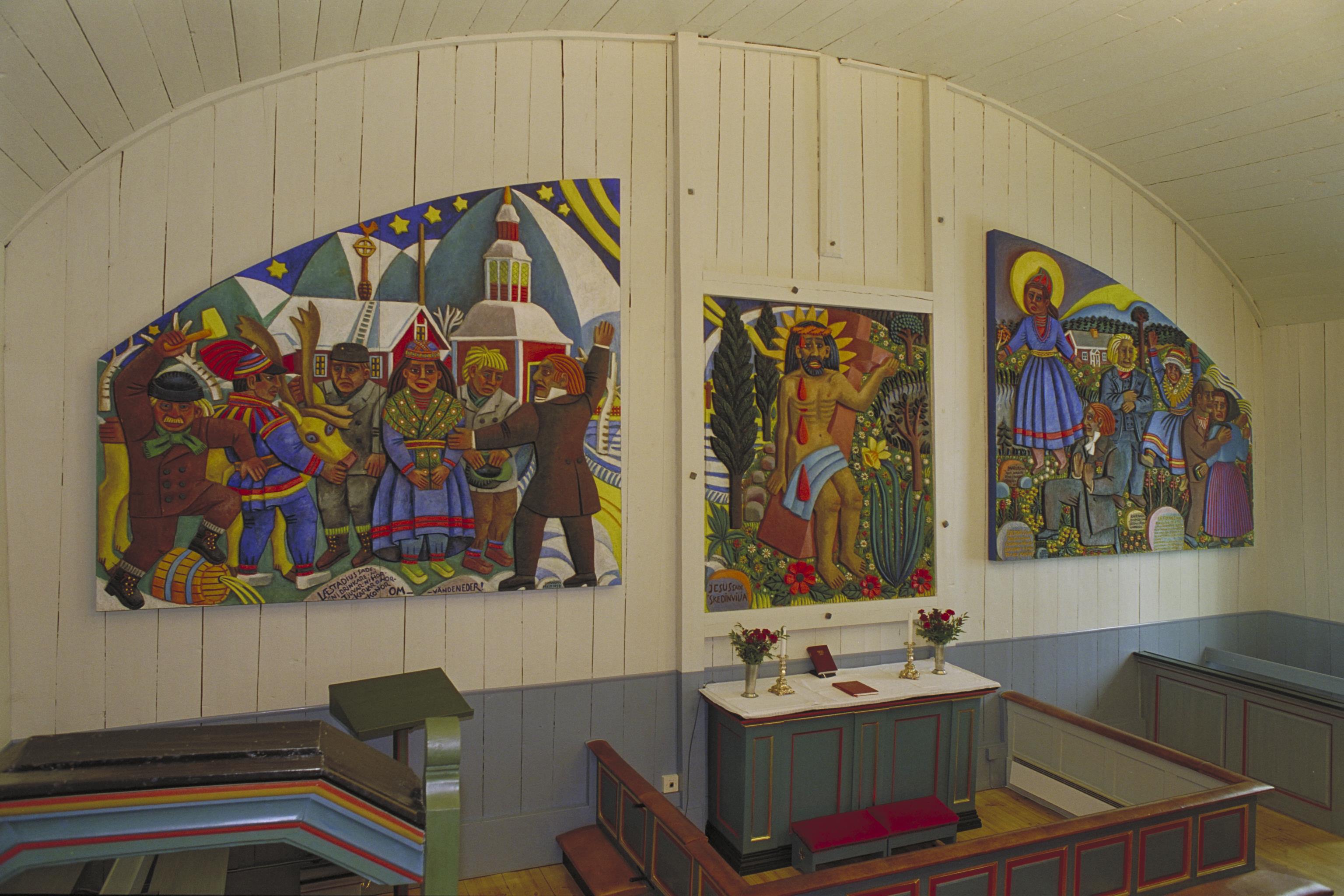 Bengt A Lundberg, Jukkasjärvi kyrka