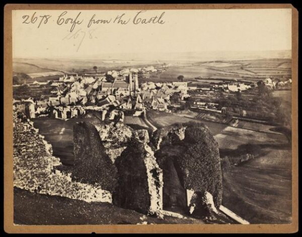 Francis Frith, Corfe from the Castle