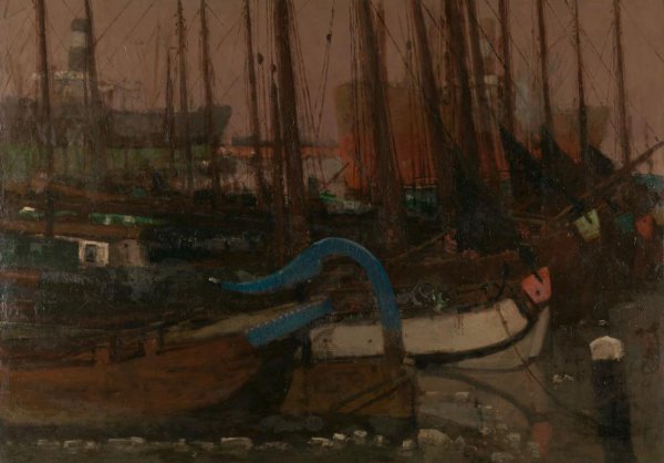 George Hendrik Breitner, Schepen in het ijs