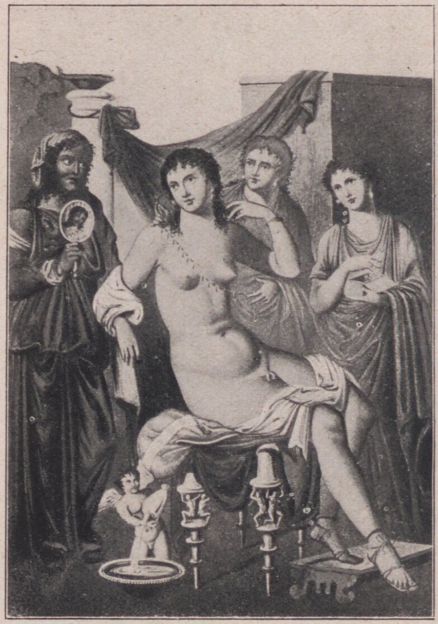 Franz Ludwig Neugebauer, Abbildung eines Wandgemäldes mit einem androgynischen Adonis