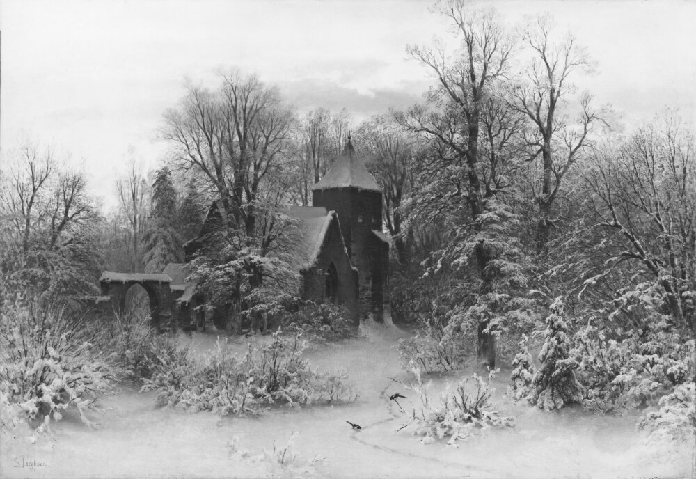 Sophus Jacobsen, Winter Landscape