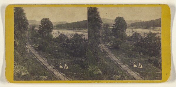 Edward and Henry T. Anthony & Co., Delaware Water Gap. View from near the Kittating House, looking North.