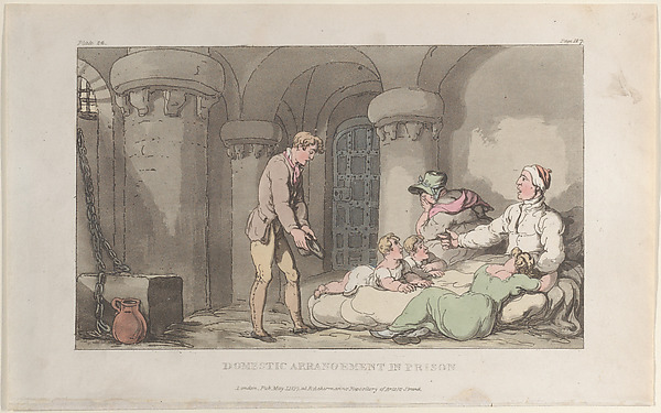 Thomas Rowlandson, Domestic Arrangements in Prison
