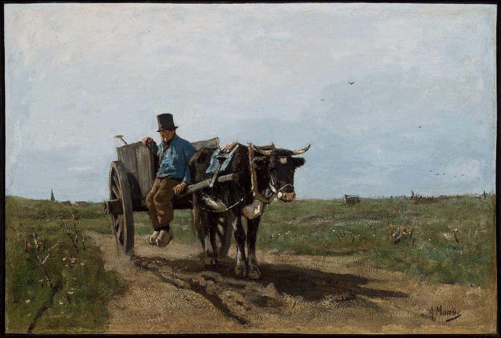 Anton Mauve, Carter on a Country Road
