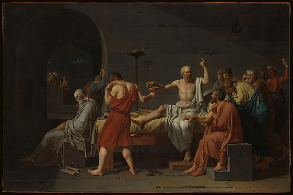Jacques Louis David, The Death of Socrates