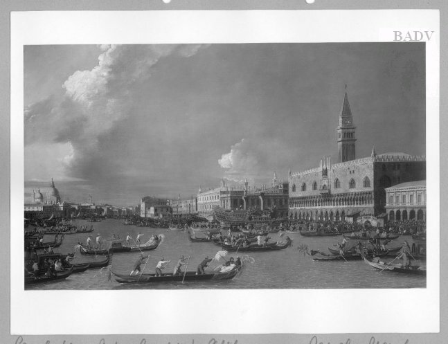 Canaletto, Venedig + palace of Duke