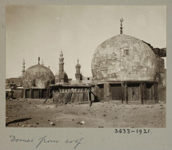 K.A.C. Creswell, Domes of the mausoleum of Mamluk Amir Shaykhu al-‘Umari, Cairo