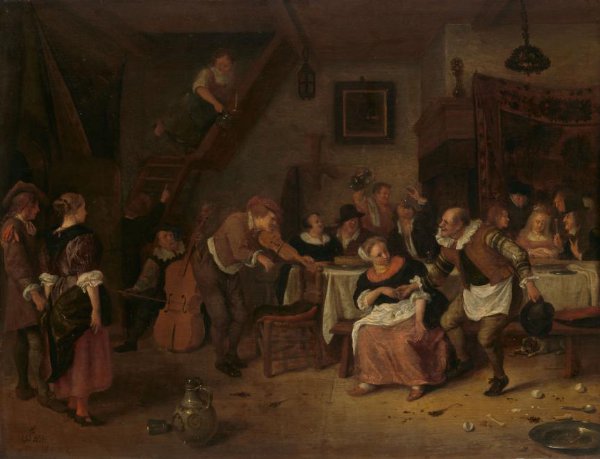 Jan Havicksz. Steen, Peasant wedding