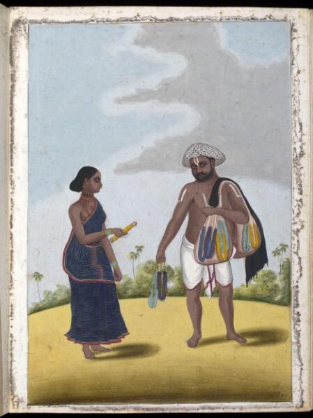 Unknown, A glass-bangle-seller