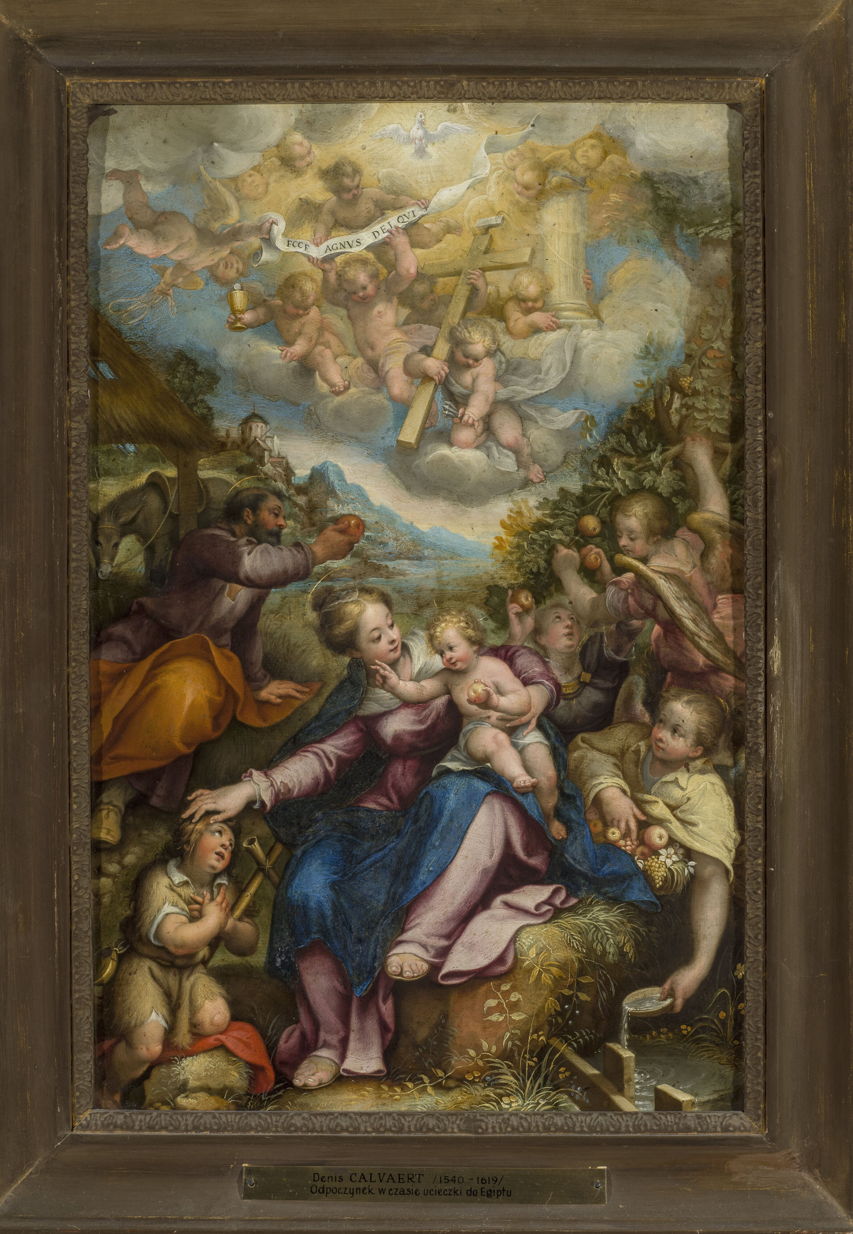 Denys Calvaert, Rest during the flight to Egypt