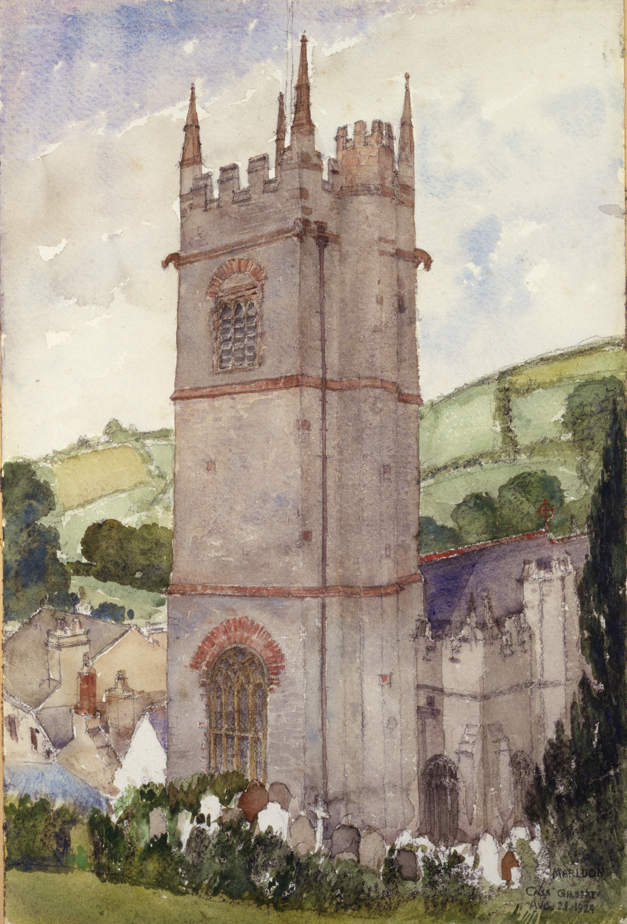Cass Gilbert, Church Tower, Marldon
