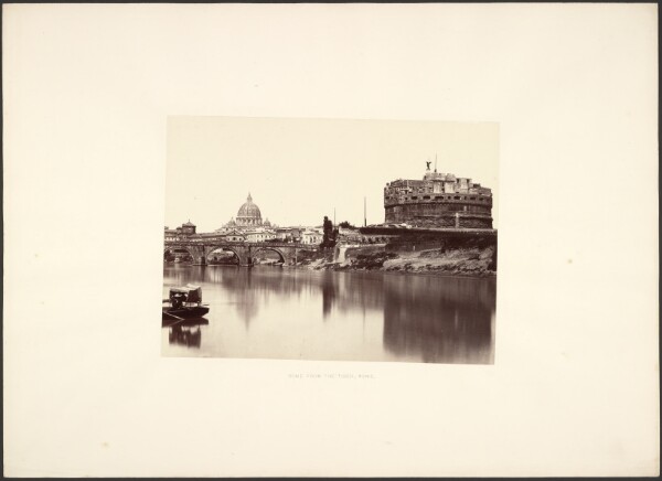 Giorgio Sommer, Rome from the Tiber, Rome