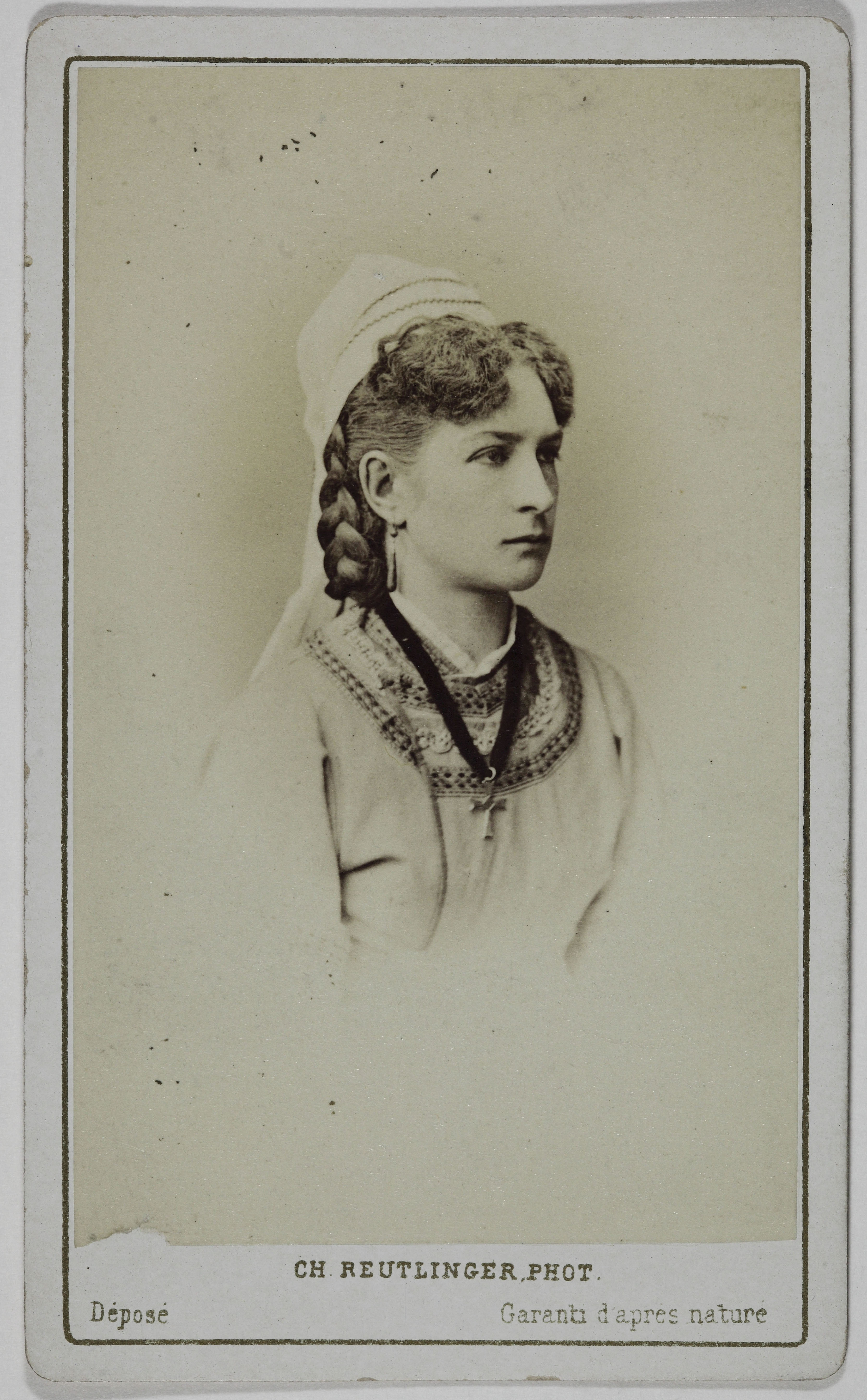 Charles Reutlinger, Portrait d'Anna, (actrice)