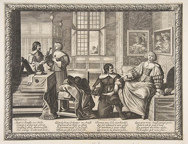 Abraham Bosse, Shoemaker (Le Cordonnier), from "Trades" (Les Métiers)
