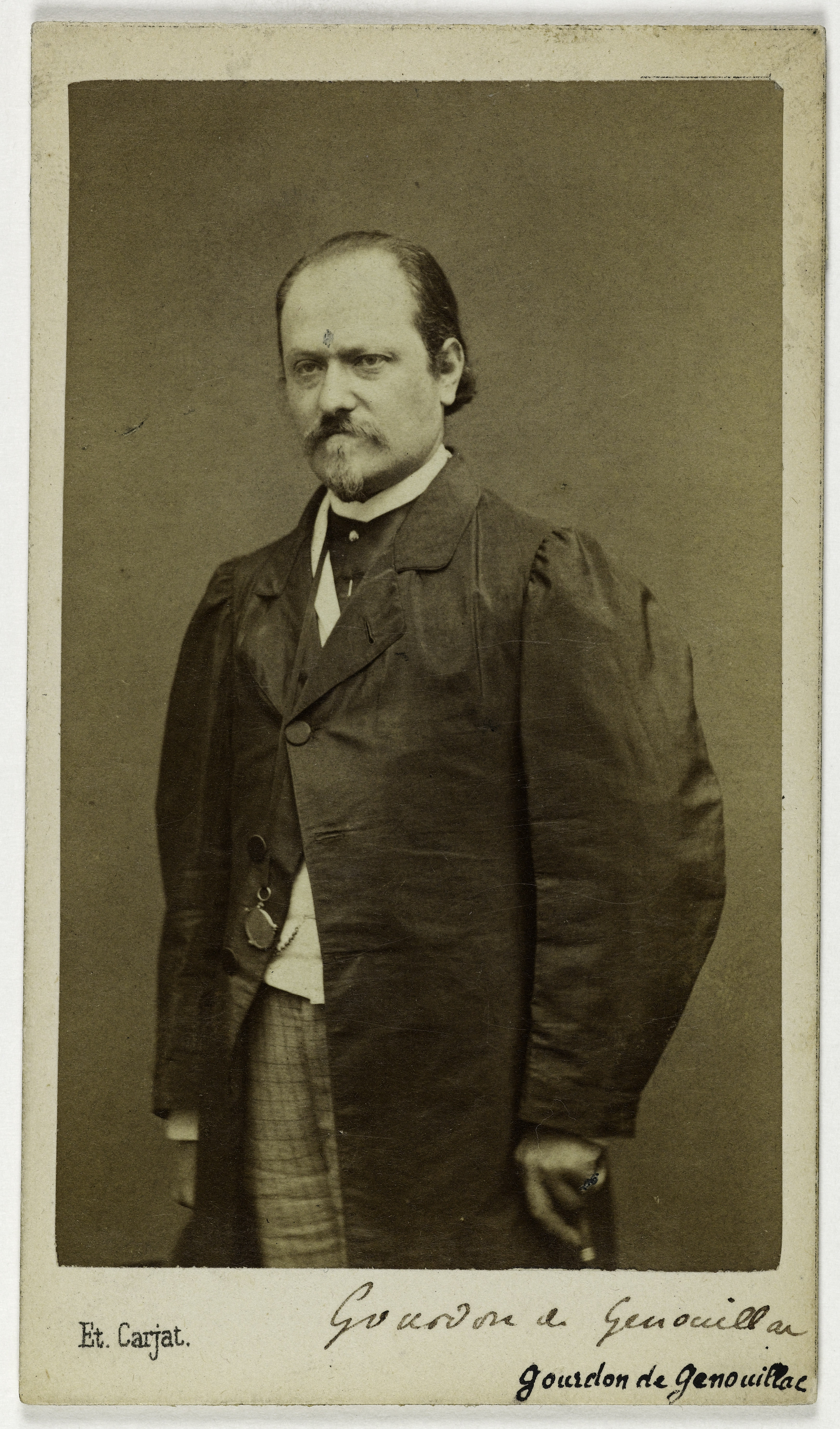 Carjat & Cie, Portrait d'Henri Gourdon de Genouillac (1826-1898), (héraldiste français)