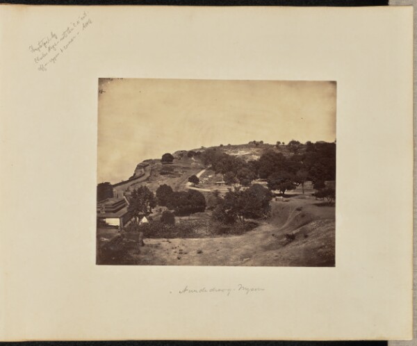 Unknown, Nundidroog - Mysore