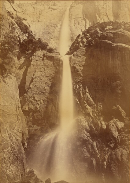 Carleton Watkins, [Lower Yosemite Falls] / [Yosemite Falls, View from the Bottom]
