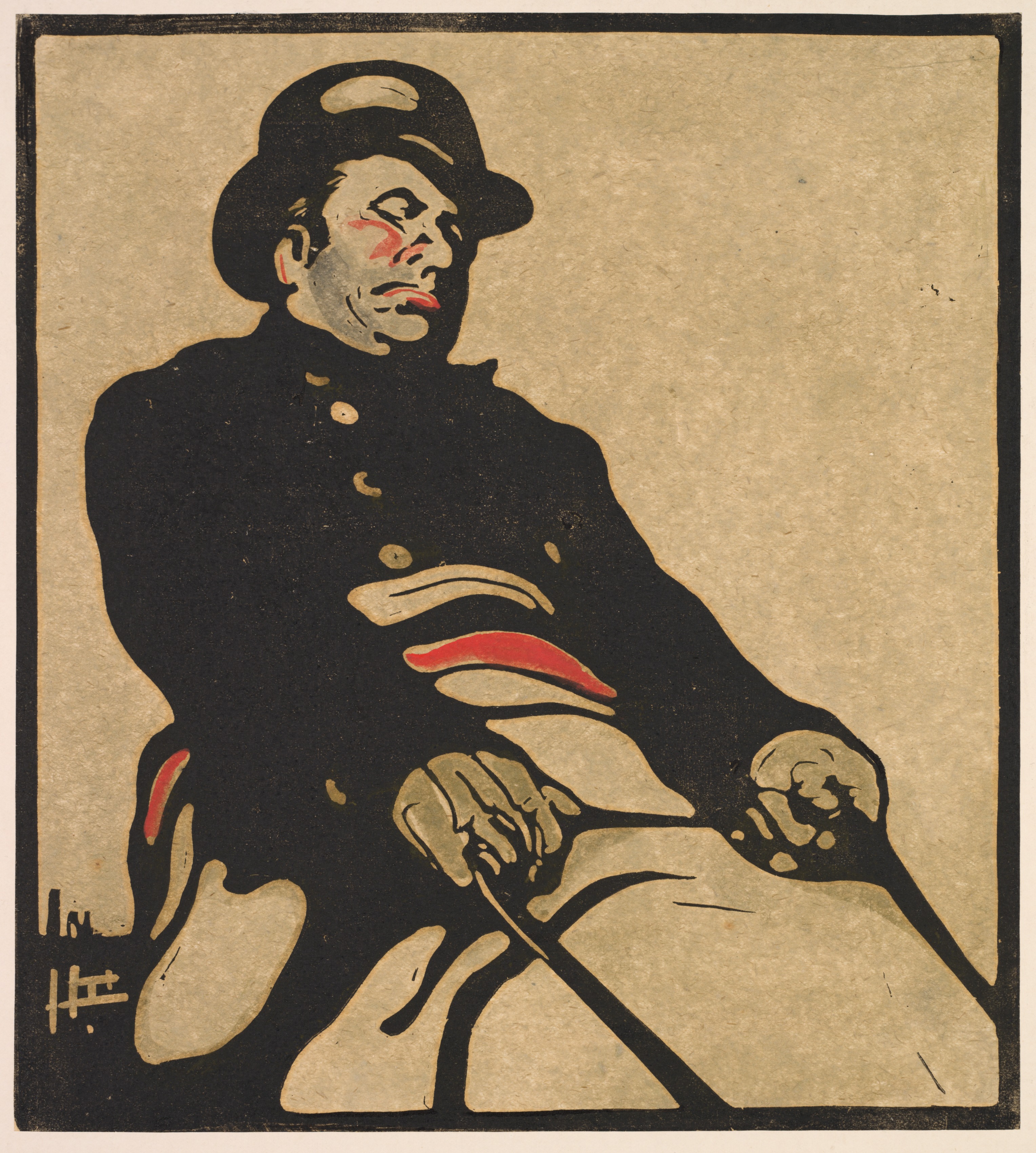 William Nicholson, London Types: Bus Driver