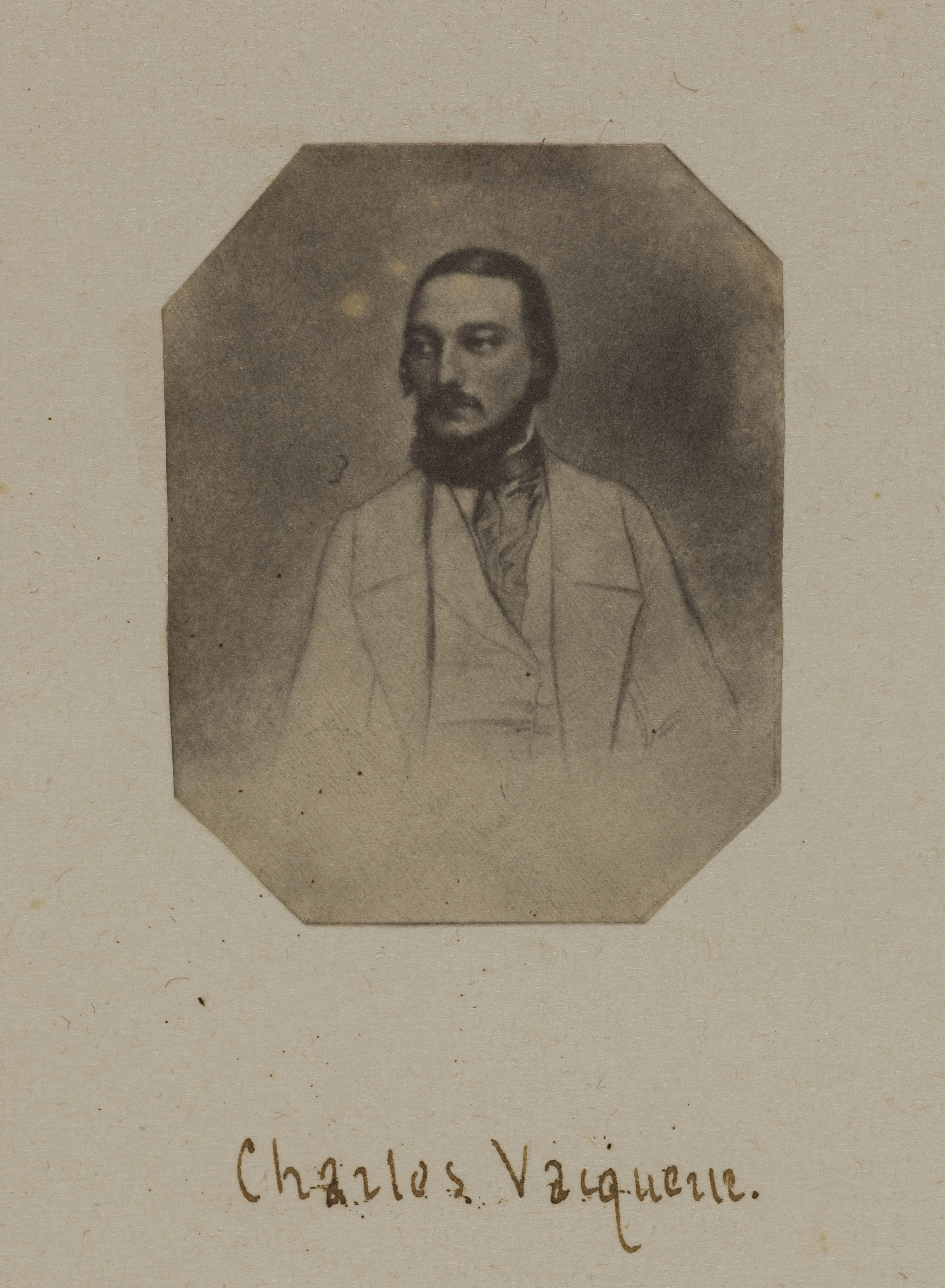 Auguste Vacquerie, "Charles Vacquerie"( d'après un dessin d'Edouard Dubufe)