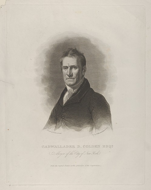 Asher Brown Durand, Cadwallader David Colden, Mayor of New York City