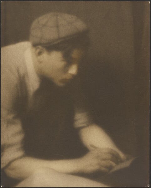 Louis Fleckenstein, [Portrait of a Young Man Writing a Note]