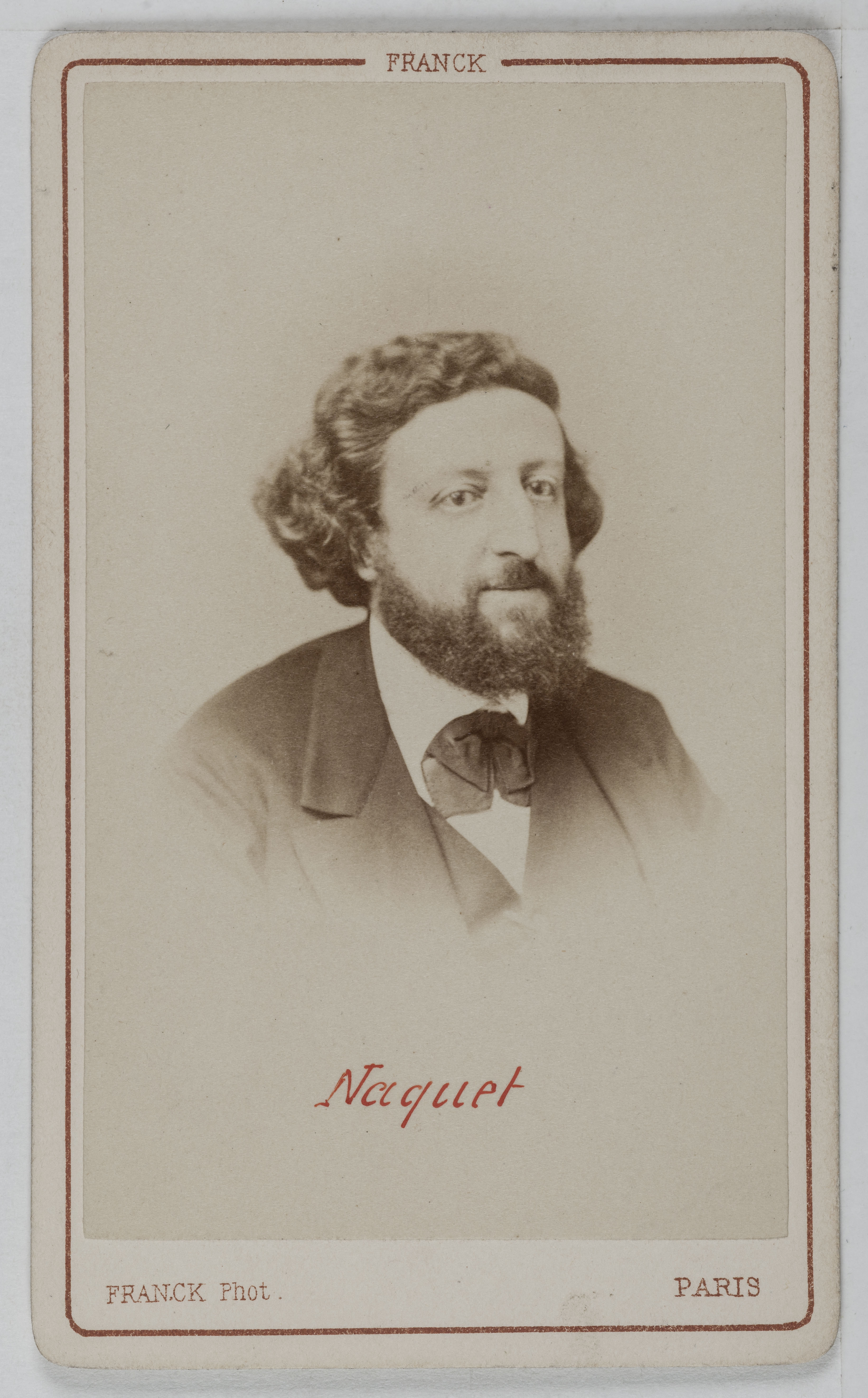 Franck, Portrait d'Alfred Naquet (1834-1916), médecin et homme politique.