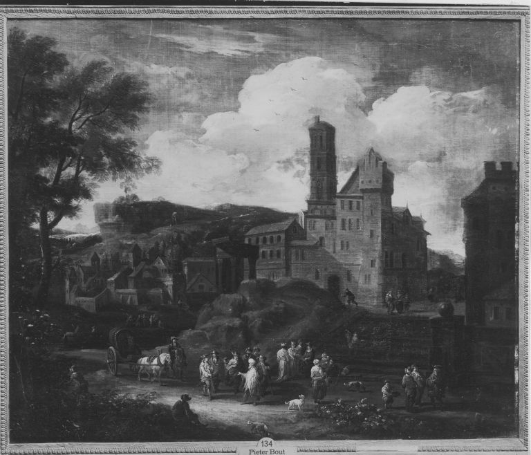 Pieter Bout, Landschaft italienischen Charakters