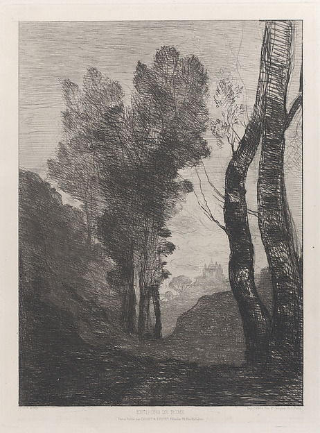 Camille Corot, Environs de Rome