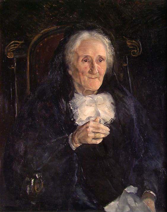 Halfdan Strøm, Portrait of Emilie Gulowsen, b. Gabrielsen