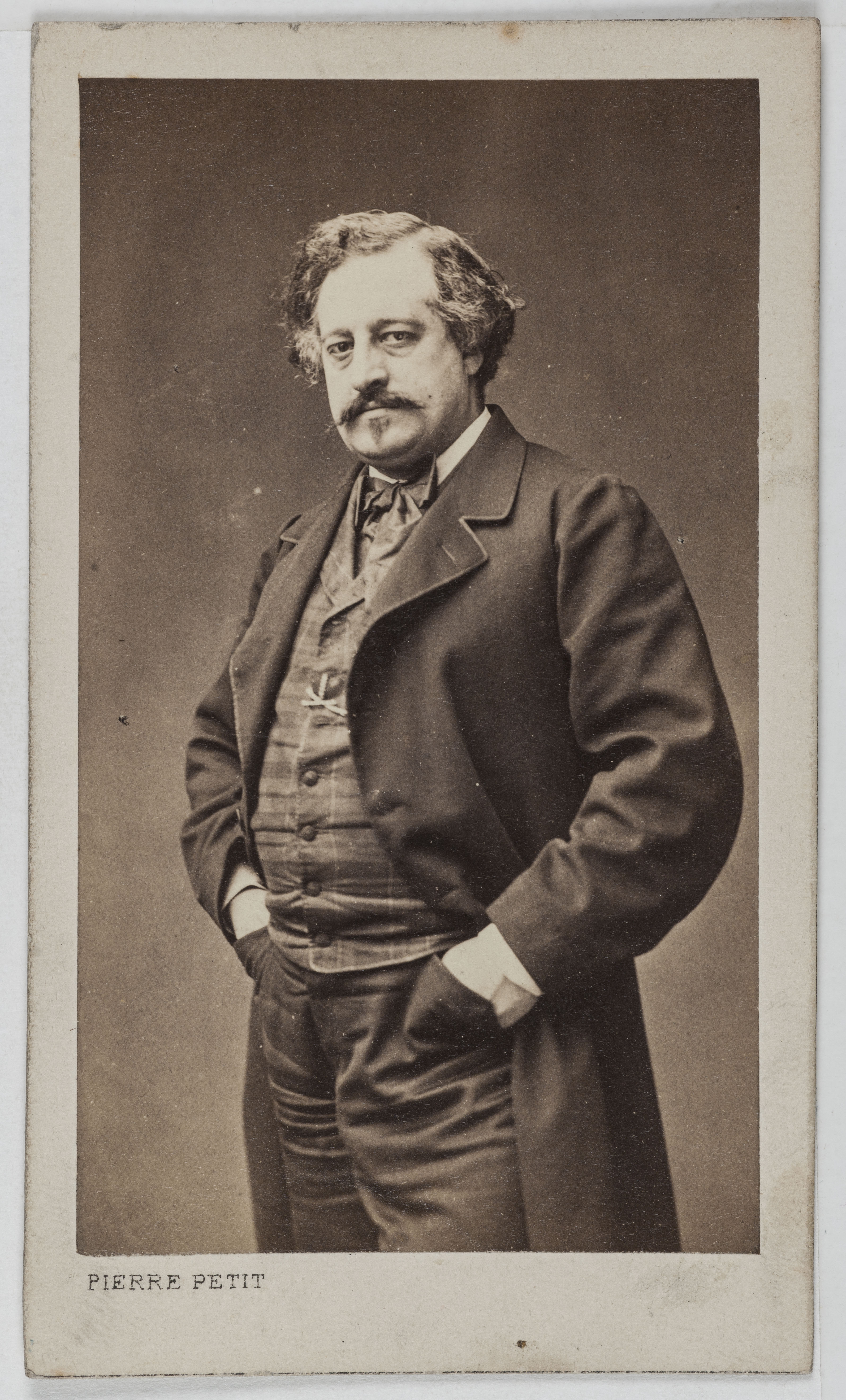 Pierre Petit, Portrait de Jules Cairon (1827-1882), dit Jules Noriac, littérateur, auteur dramatique et directeur de théâtre.
