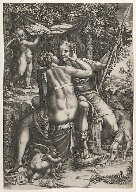 Giorgio Ghisi, Venus and Adonis