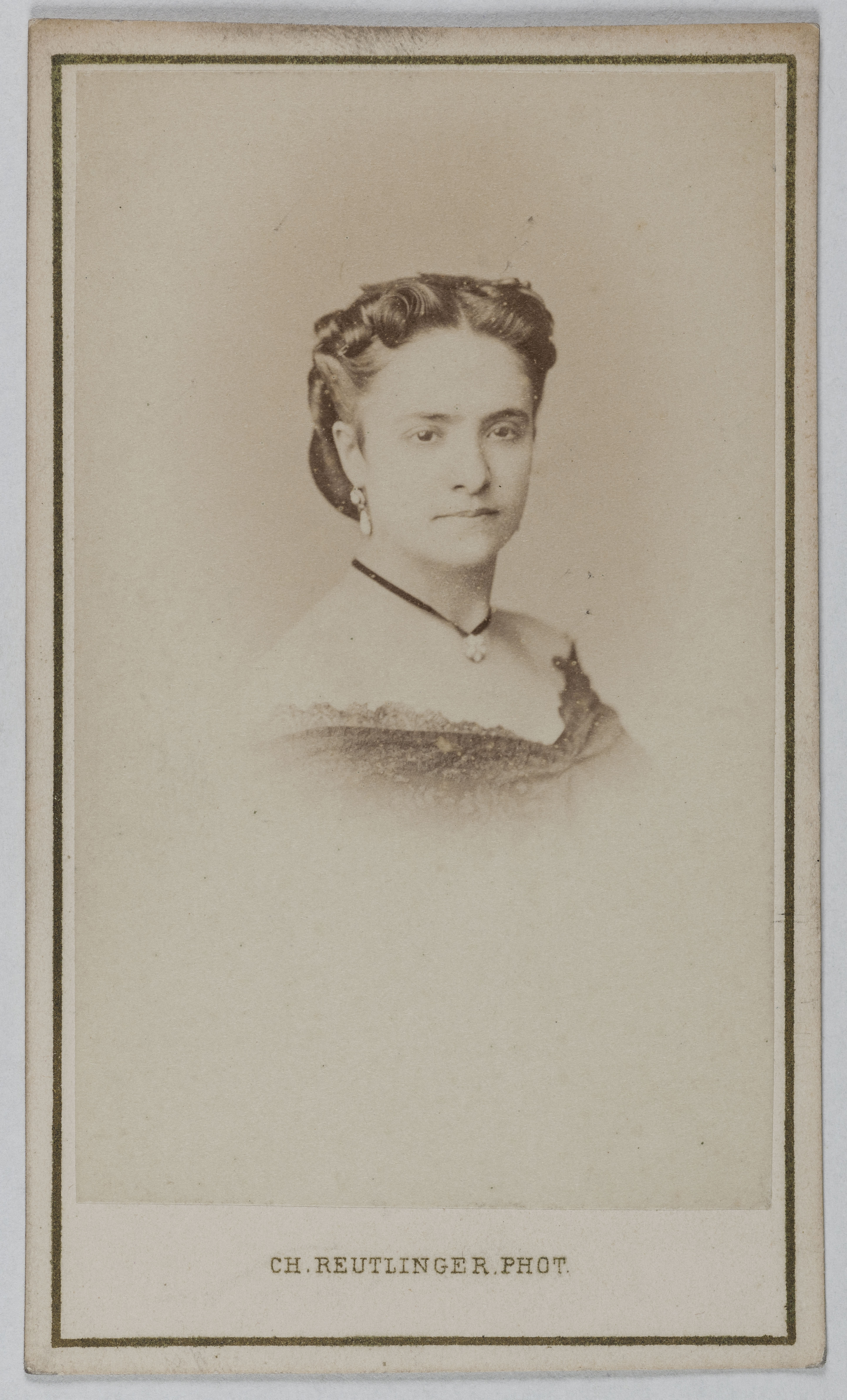 Charles Reutlinger, Portrait de Félix Dinah ou Dinah-Félix (1836-1909) (sœur de Rachel, actrice)