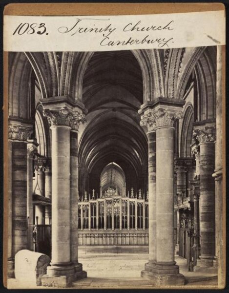 Francis Frith, Trinity Church.  Canterbury