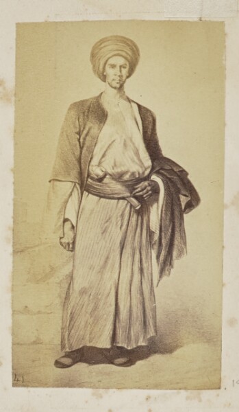 Unknown, [Illustration of a Coptic scribe]