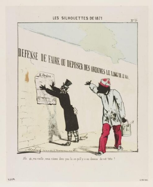 Colomb, B. (Moloch), Les Silhouettes De 1871
