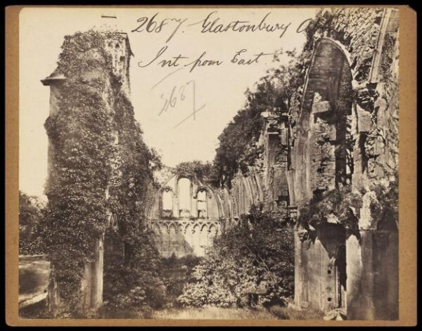 Francis Frith, Glastonbury Abbey.  Int. from East