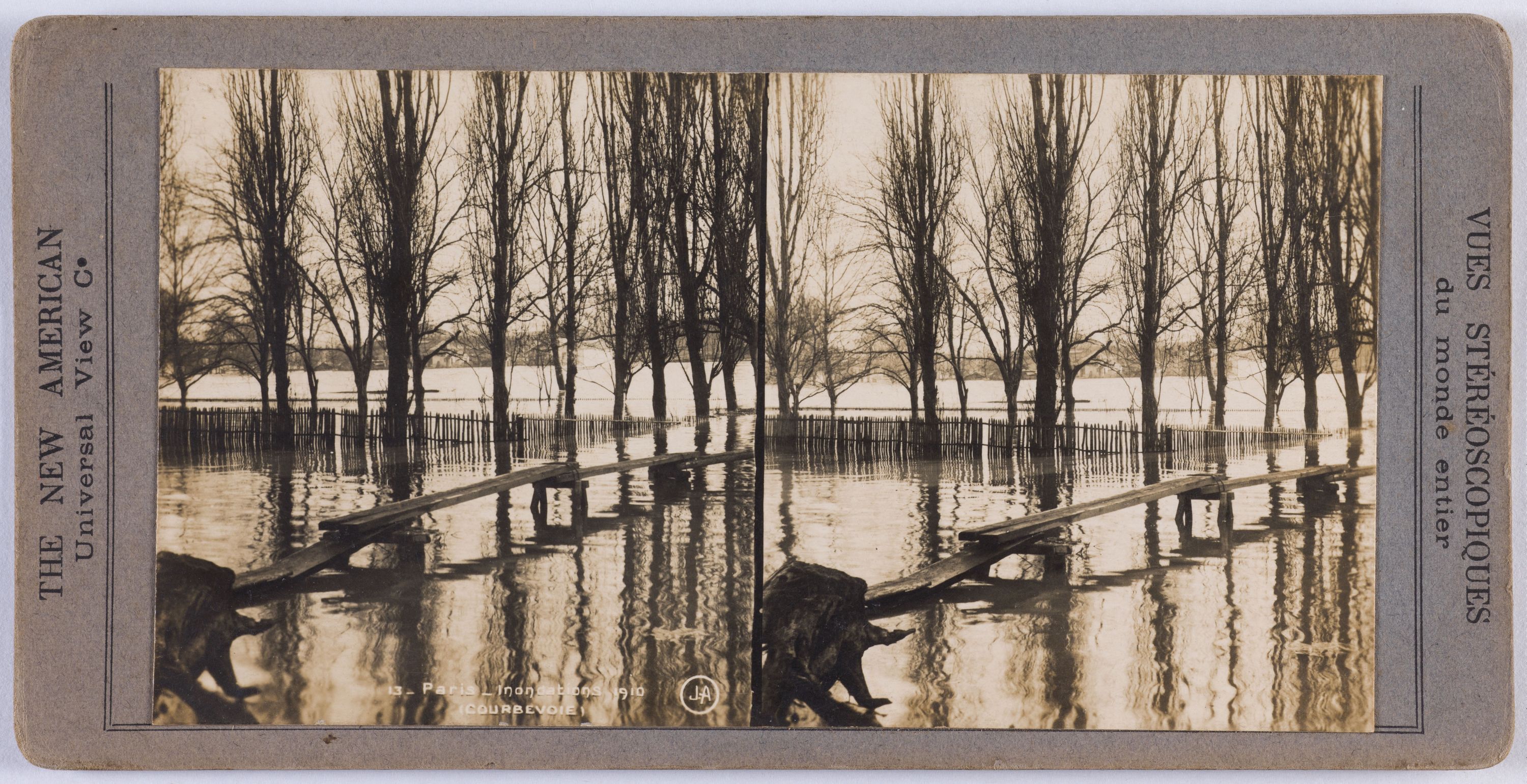 Anonyme, Paris. Inondations 1910. Courbevoie.