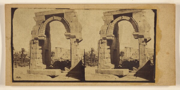 Francis Frith, [Roman arch on the island of Biggs.]