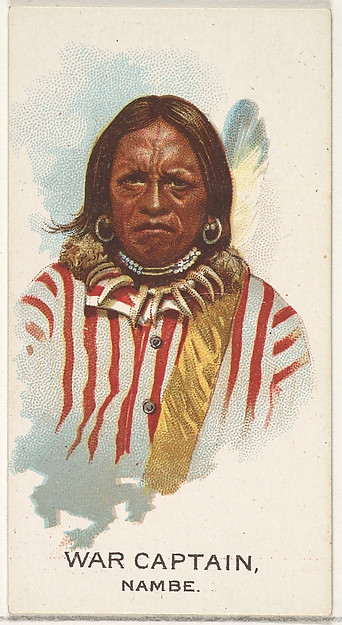 Allen & Ginter, War Captain, Nambe, from the American Indian Chiefs series (N2) for Allen & Ginter Cigarettes Brands
