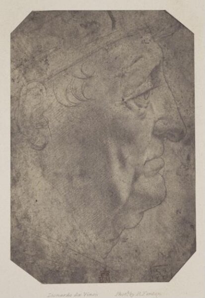 Fenton, Roger, Photograph of Leonardo da Vinci drawing