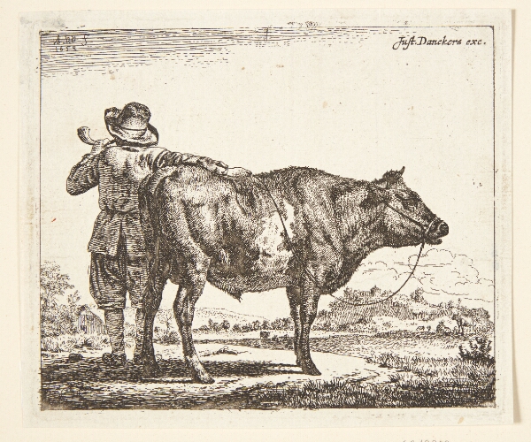 Adriaen van de Velde, Ung hyrde med en tyr