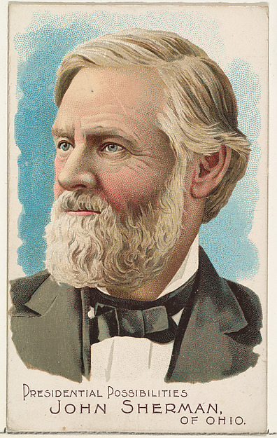 W. Duke, Sons & Co., John Sherman of Ohio, from the Presidential Possibilities series (N124) issued by Duke Sons & Co. to promote Honest Long Cut Tobacco