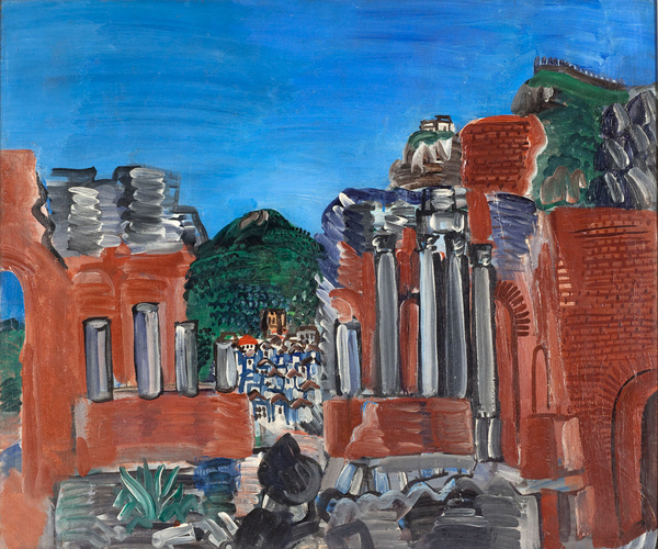 Raoul Dufy, Paysage de Sicile, Taormine
