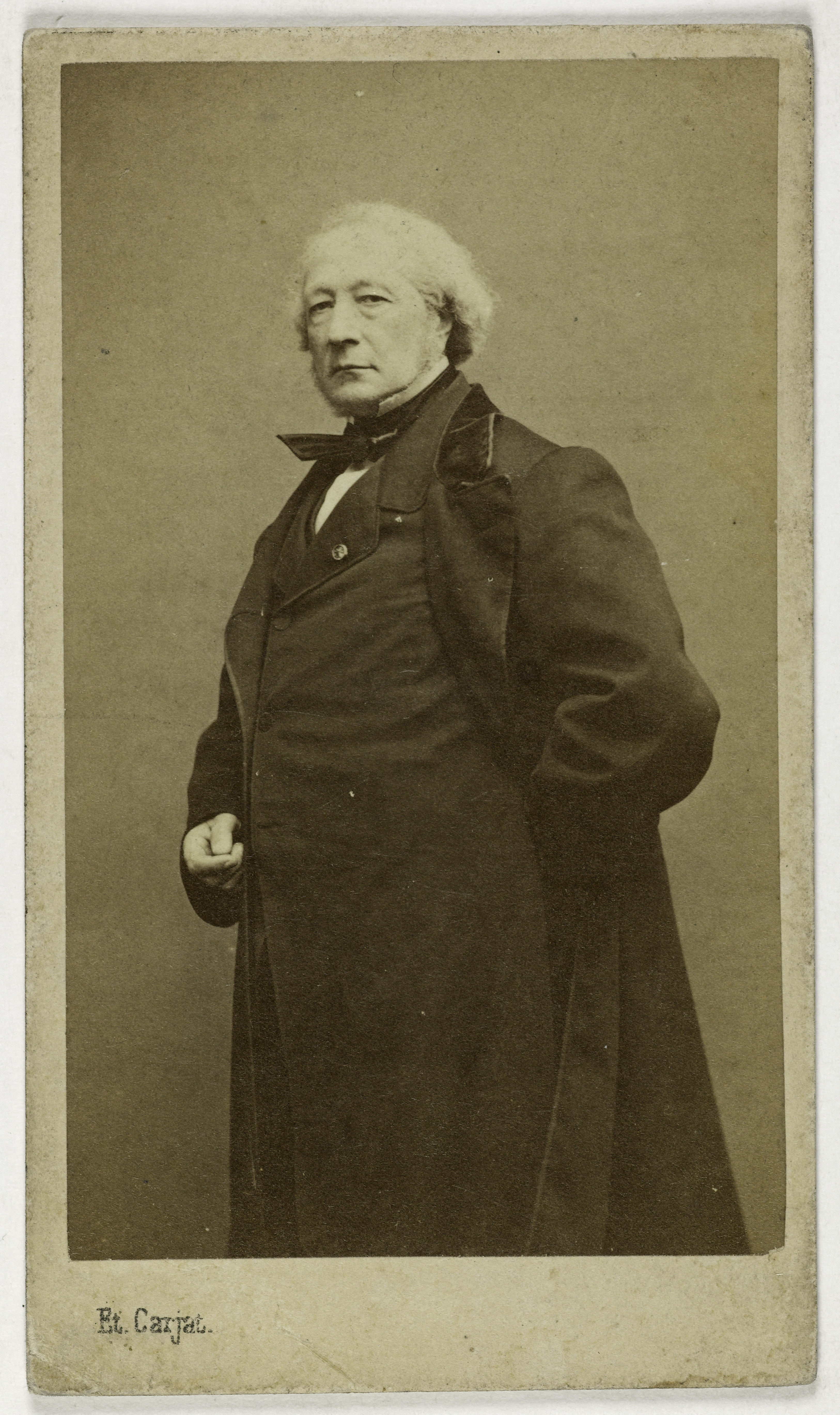 Carjat & Cie, Portrait de Henriquel-Dupont (Louis, Pierre), (1797-1892), graveur