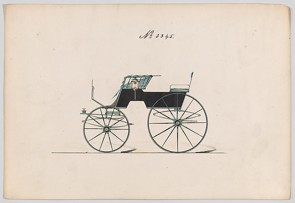 Brewster & Co., Design for T-Cart, no. 3345