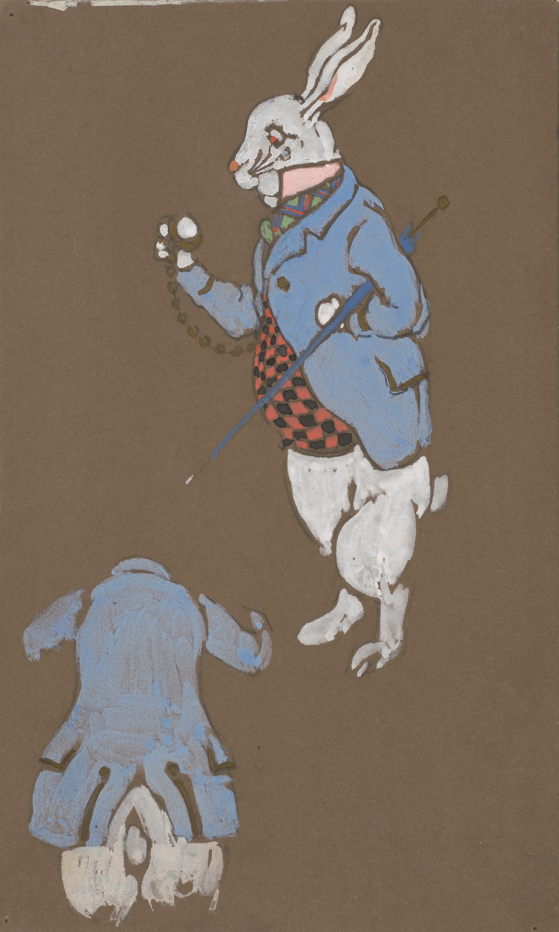 William Penhallow Henderson, White Rabbit (costume design for Alice-in-Wonderland, 1915)