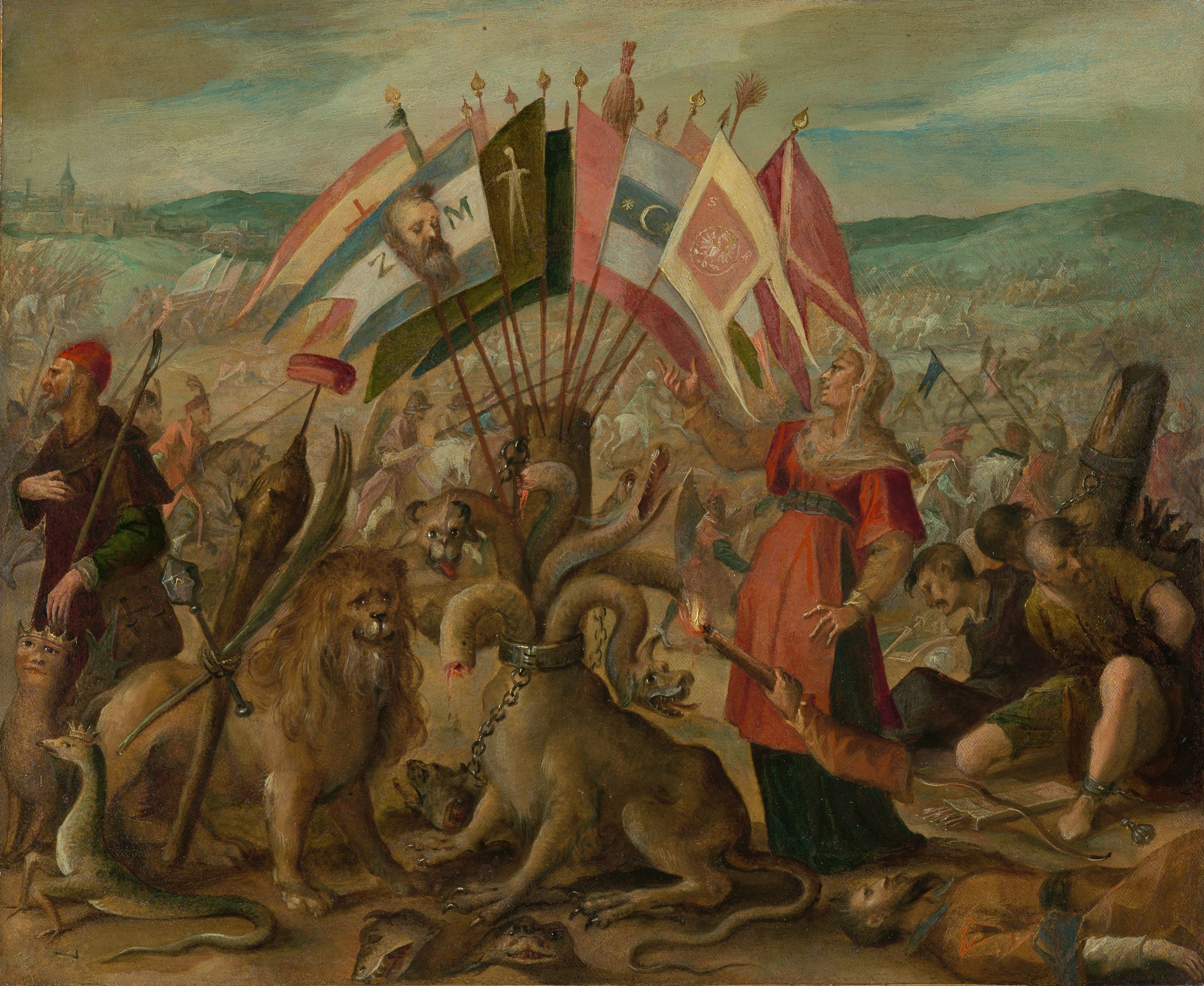 Hans von Aachen, Five Allegories of the Turkish Wars: Battle of Brașov