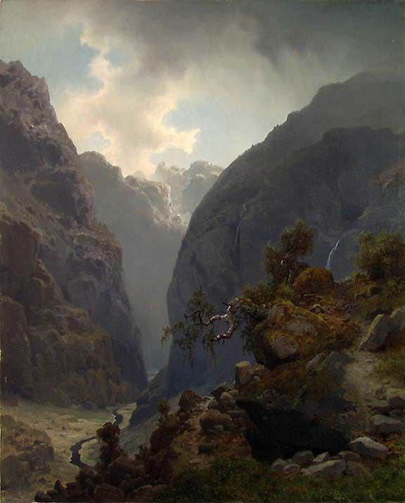 Hans Gude, Fjelldal